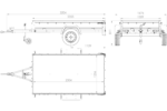 Einachsanhänger Unitrailer Garden Trailer 230 FD 230 x 125 cm mit Starrdeichsel 750 KG-Neu – Bild 9