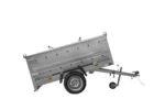 Leichter Anhänger 200×125 UNITRAILER GARDEN 201 KIPP mit BIS-Seitenwänden und Aluminiumabdeckung – Bild 10
