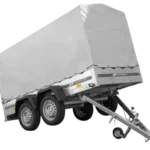Anhänger Garden Trailer 264/2 KIPP MIT STÜTZRAD, H-1100-HOCHSPRIEGEL UND GRAUER PLANE