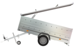Anhänger GARDEN TRAILER 264 KIPP mit Bordwandaufsatz und Aludeckel – Bild 4