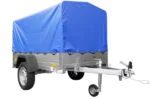 Anhänger mit Plane Garden Trailer 201 KIPP [mit Stützrad, blauer Hochplane und Hochspriegel]-Neu – Bild 5