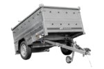 Leichter Anhänger 200×125 UNITRAILER GARDEN 201 KIPP mit BIS-Seitenwänden und Aluminiumabdeckung – Bild 3