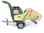 NEGRI Biohäcksler R335 / Benzin-Häcksler mit Straßenfahrwerk