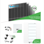 10,01 kWp PV-Komplettset mit 22x Trina TSM-NEG9R.28 Vertex S+ 455 W Doppelglas-Module & RCT Power Storage 10.0 & RCT Power Battery 11.5-2 Speicher – inkl. Unterkonstruktion für Ziegeldächer
