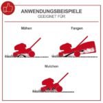 Rasenmäher MS225-53E Scheppach – E-Start | Radantrieb | 7PS | 53cm Schnittbreite | 65 Liter Fangkorb – Bild 4